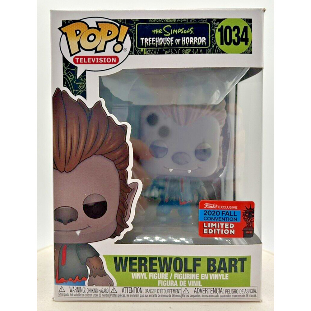 Funko Pop!‎ The Simpsons Treehouse of Horror Werewolf Bart #1034 F18